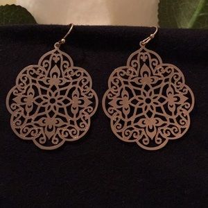 Gold Filigree Earrings
